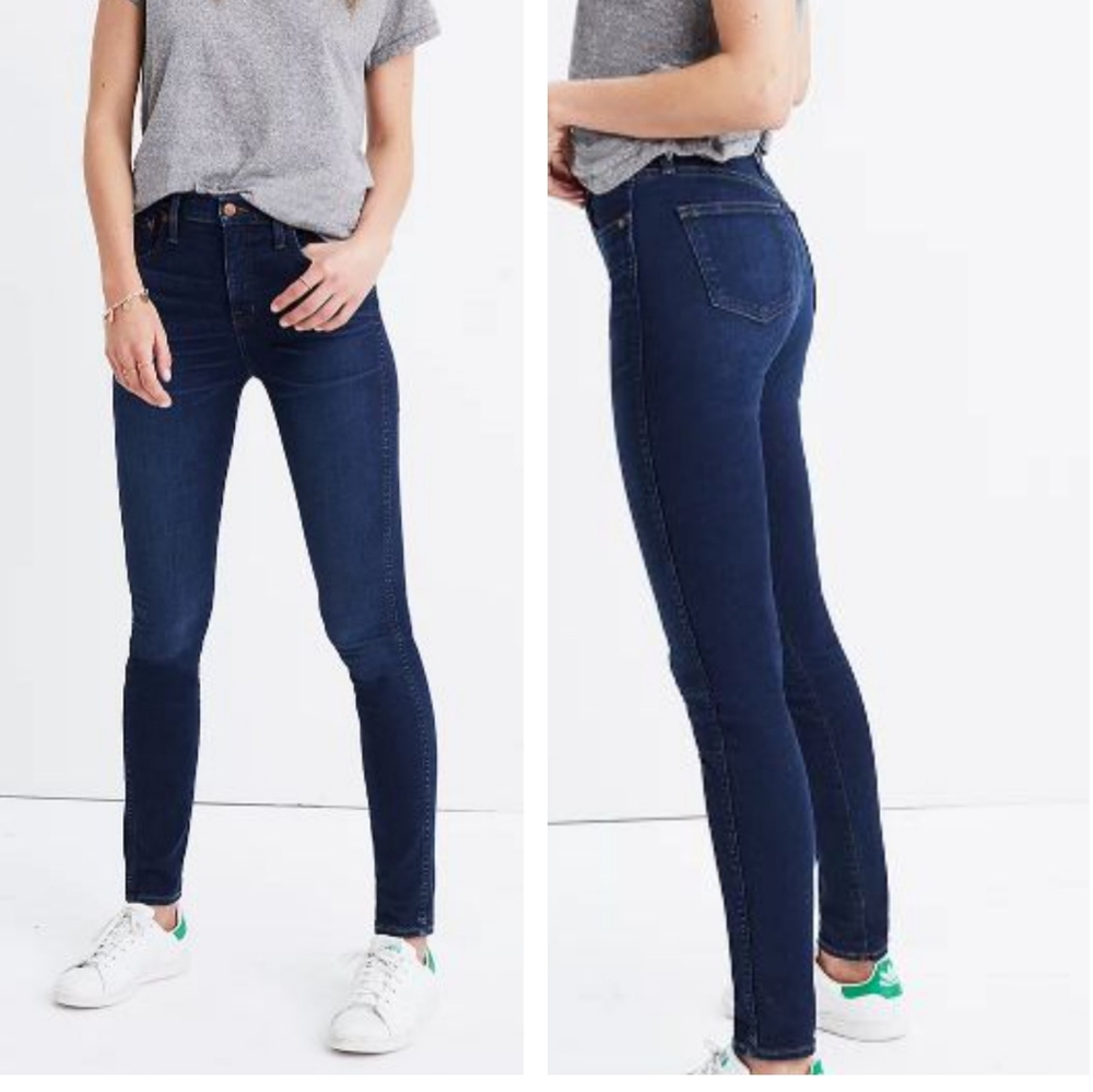 MADEWELL 10" High-rise Skinny Jeans